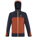 Millet Winter Hiking Jacket Grands Montets II GTX dark blue/rust red Men